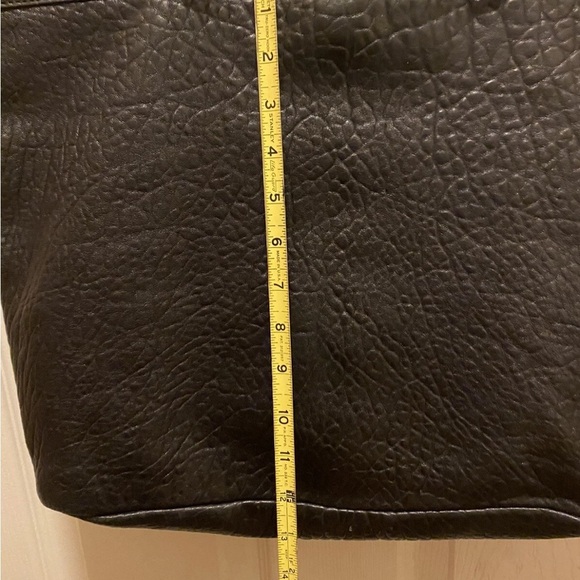 Michael Kors Channing Large Black Pebbled Leather Satchel Shoulder Tote Bag EUC - Picture 14 of 14